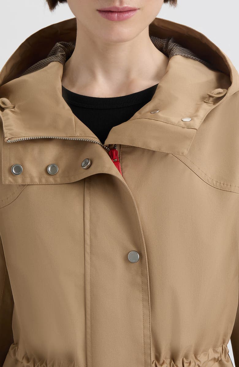 Hunter Adela Classic Waterproof Rain Jacket, Alternate, color, British Tan