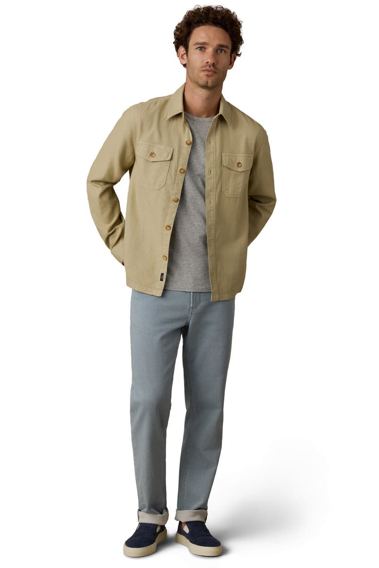Tropic Surplus Organic Cotton & Linen Shirt Jacket, Alternate, color, RIDGE KHAKI