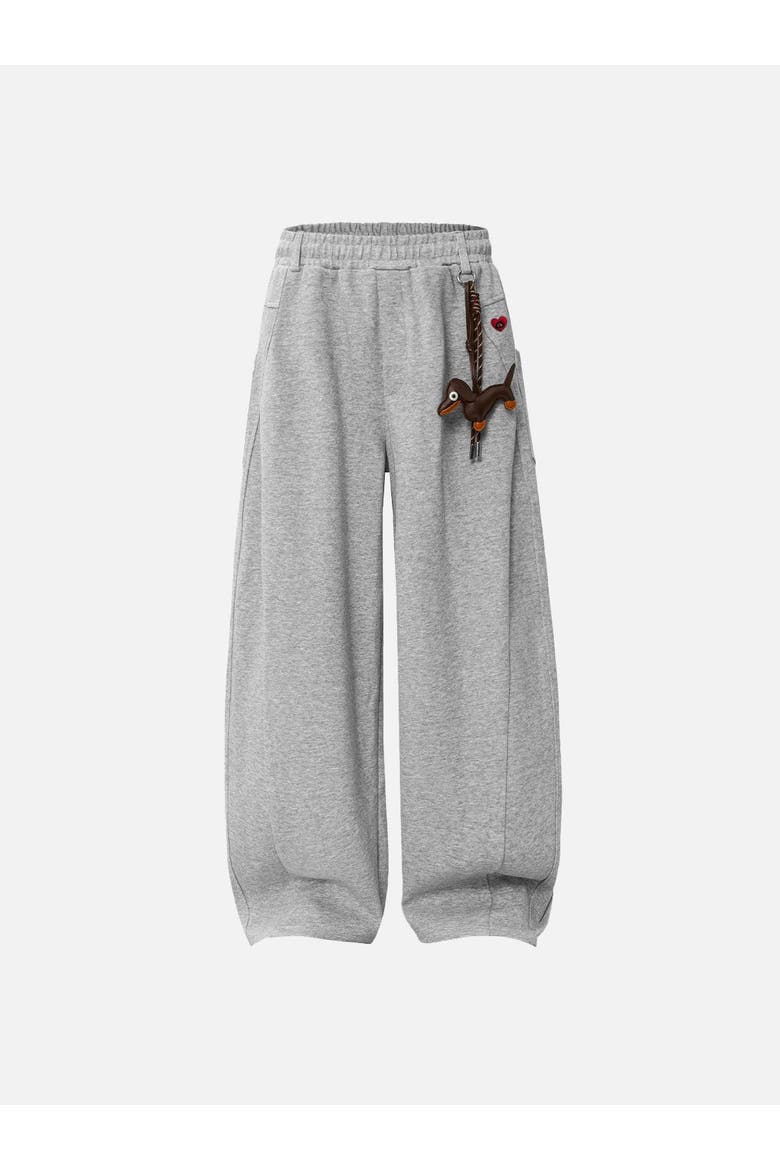 Keychain Baggy Sweatpants, Alternate, color, Grey