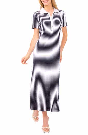 CeCe Midi Polo Shirtdress