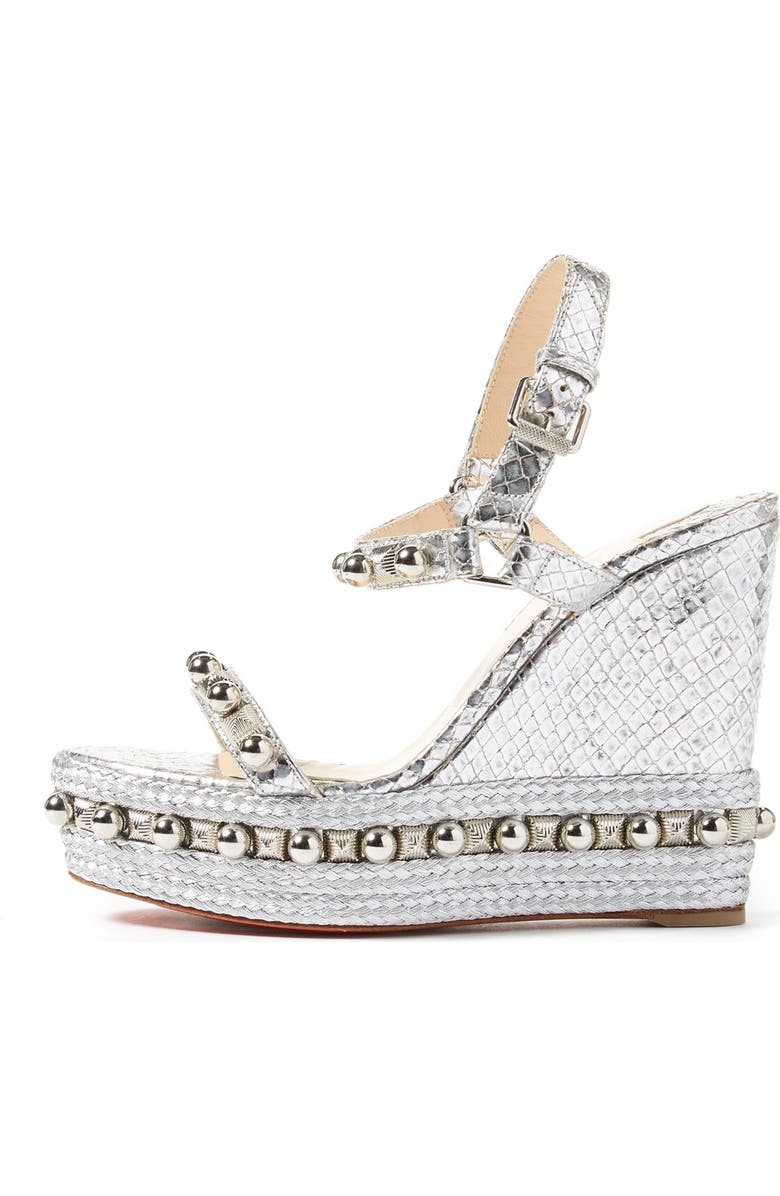Christian Louboutin Cataconico Wedge Sandal, Alternate, color,