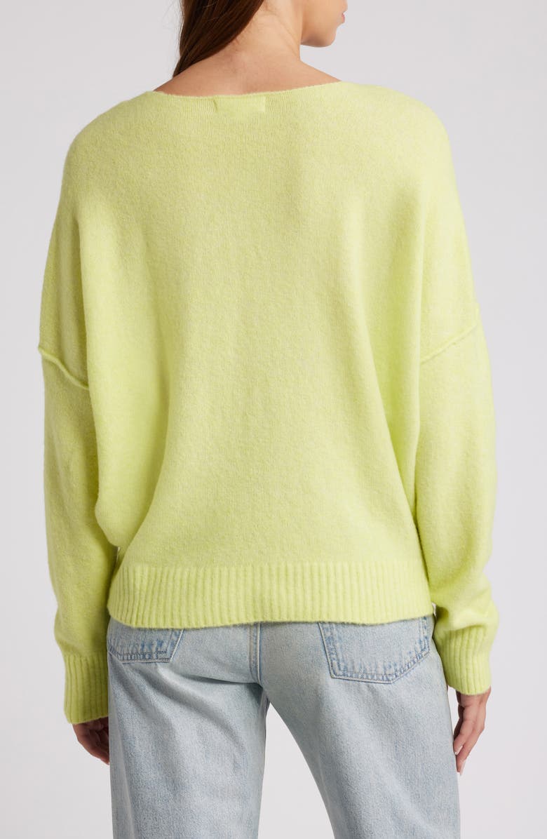 Rip Curl Emily Crewneck Sweater, Alternate, color, Lime