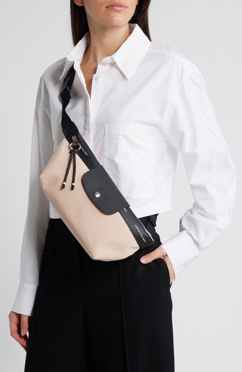 Longchamp Le Pliage Energy Recycled Nylon Belt Bag, Alternate, color, Nude