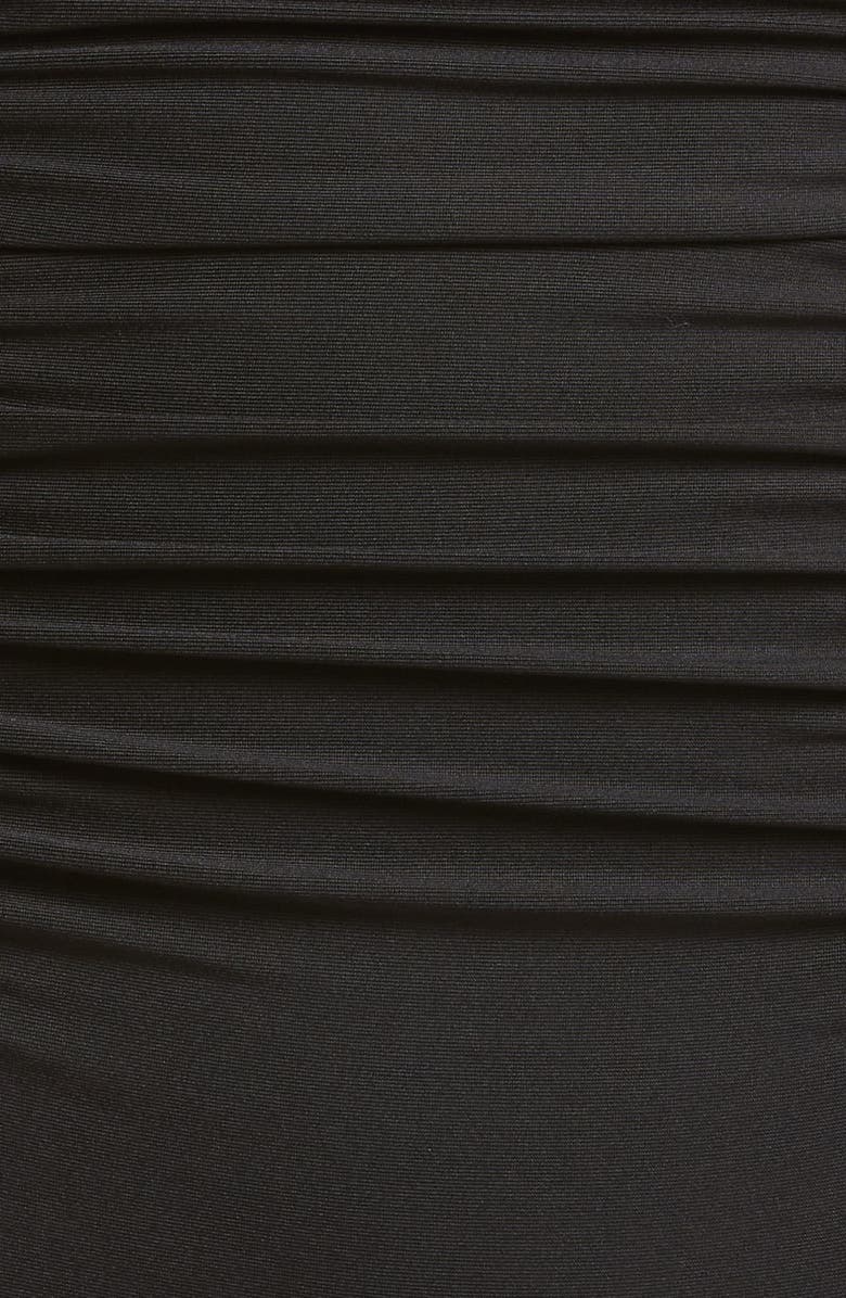 Becca Color Code Ruched High Waist Bikini Bottoms, Alternate, color, Black