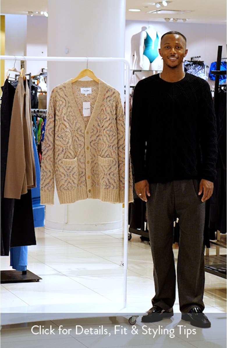 Somatic Alpaca & Cotton Blend Cardigan, sales video thumbnail