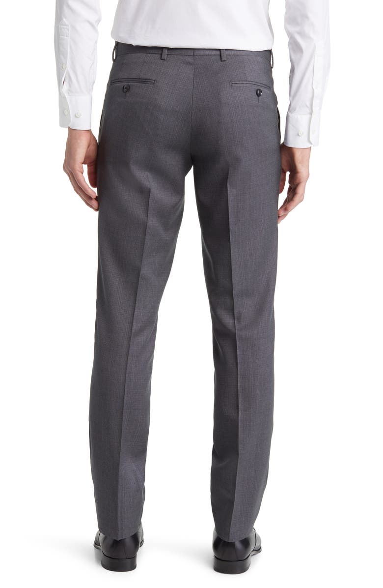 Ted Baker London Jerome Soft Constructed Wool Tapered Dress Pants, Alternate, color, 