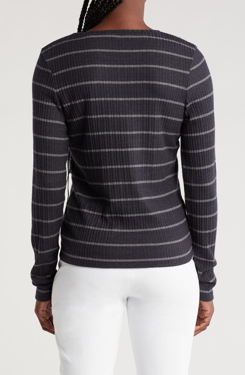 Vince Stripe Long Sleeve Crewneck Shirt, Alternate, color, 