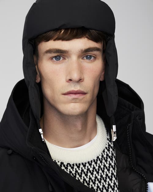 Shop Quartz Co. John | Down Trapper Hat In Black