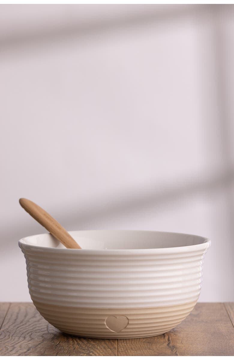 MASON CASH Rustic Charm Mixing Bowl, 10.2" Stoneware Mixing Bowl, Alternate, color, Beige