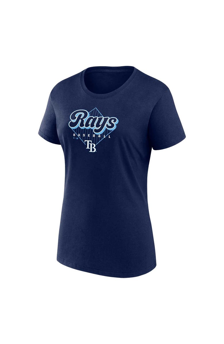 FANATICS Women's Fanatics Branded Light Blue/Navy Tampa Bay Rays T-Shirt Combo Pack, Alternate, color, 