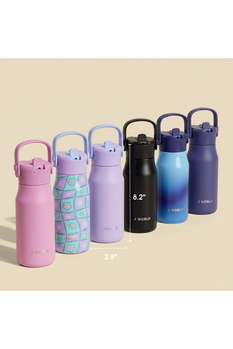 Flowee 14oz Insulated Water Bottle, Alternate, color, Blue Gradient