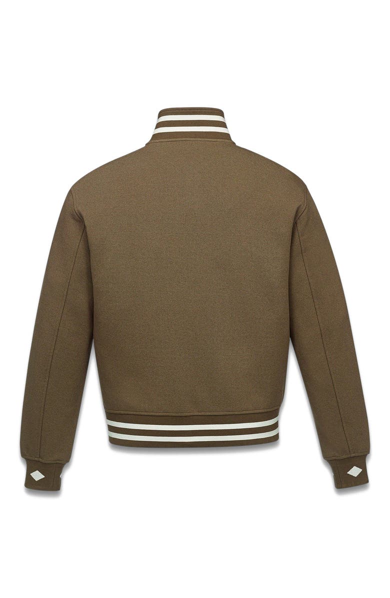 MCM Essential Logo Ponte Track Jacket, Alternate, color, Green