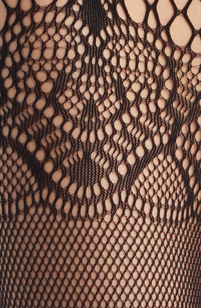 HIGH HEEL JUNGLE Suspend Reality Mesh Tights, Alternate, color, Black