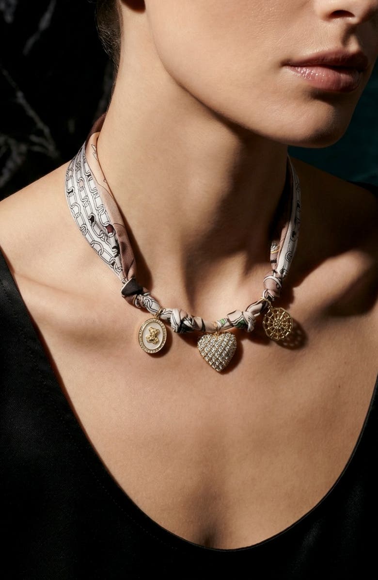 MacRae & Co. Katie Scarf Charm Necklace, Alternate, color, Gold