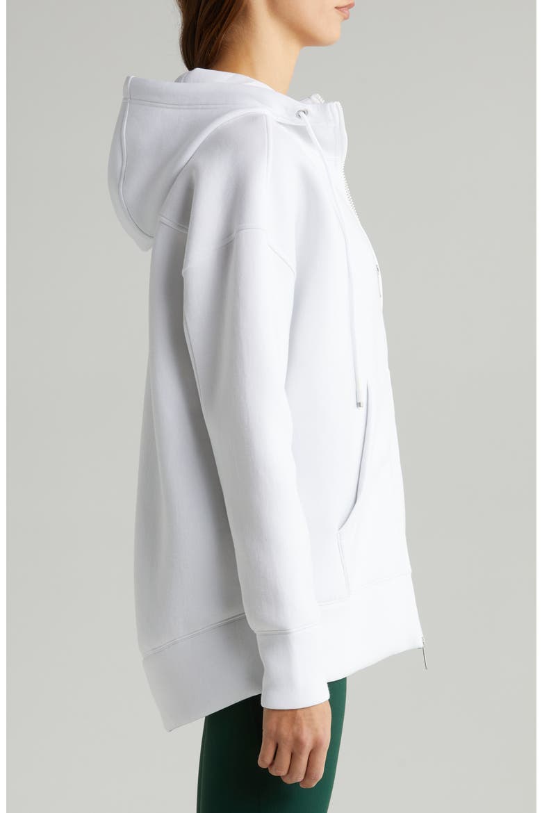 Intention Zip Hoodie, Alternate, color, WHITE