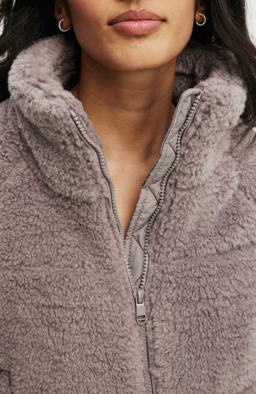COTTON ON BODY ACTIVE THE MOTHER PUFFER CROPPED SOFT FLEECE JACKET