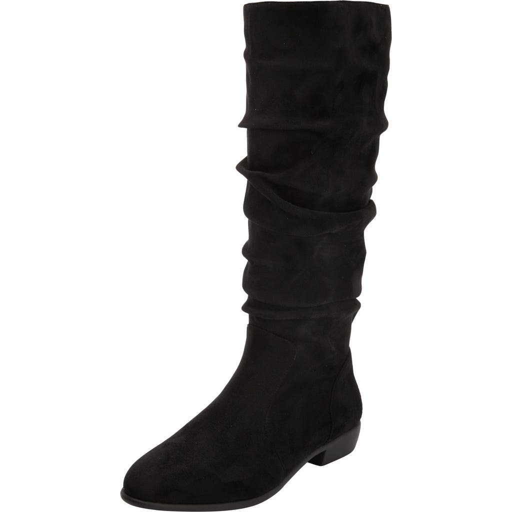 Comfortview The Shelly Tall Wide Calf Boot In Black