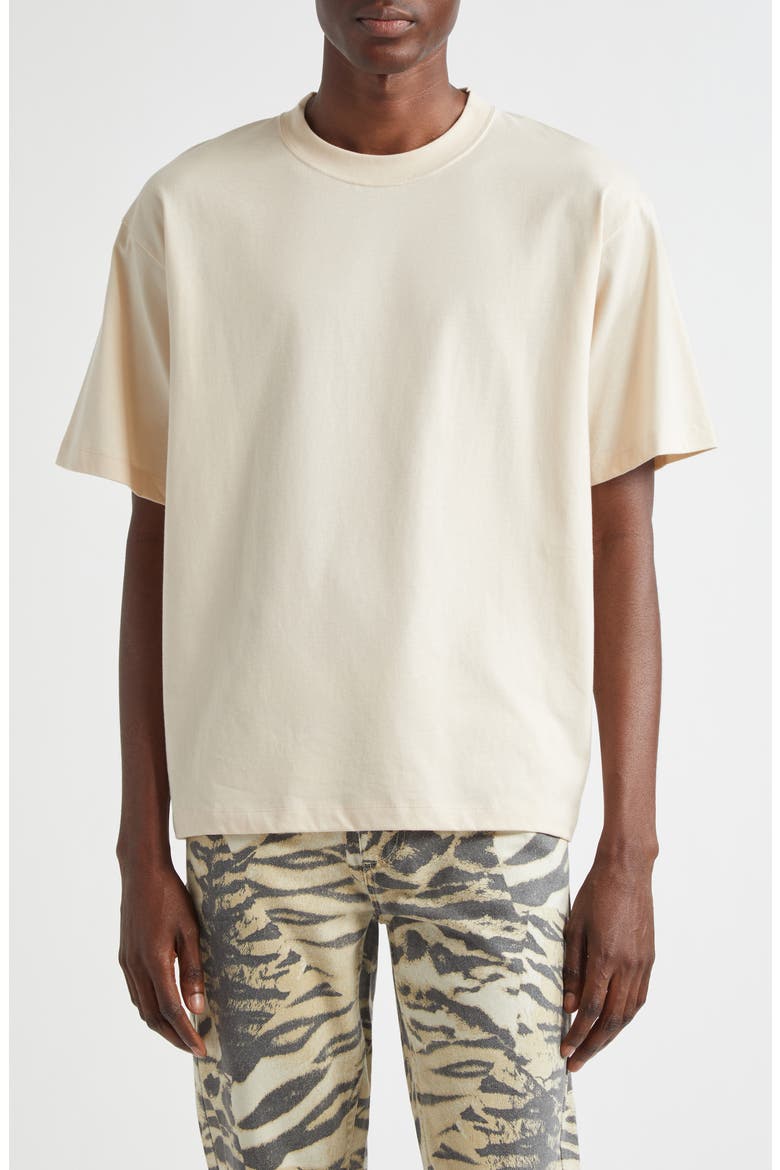 Back Logo Organic Cotton Graphic T-Shirt, Main, color, CREAM