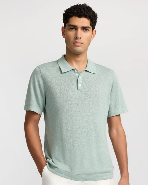 Linen Sweater Polo