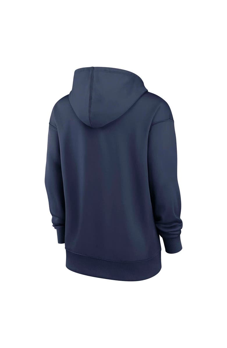 Nike Women's Nike Navy Cleveland Guardians Authentic Collection City Connect Performance Pullover Hoodie, Alternate, color, Navy