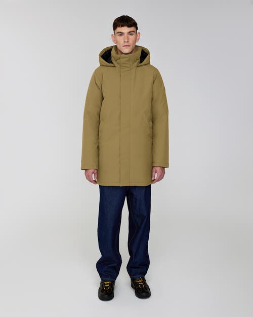 Quartz Co. Labrador | Hooded Down Winter Jacket In Khaki