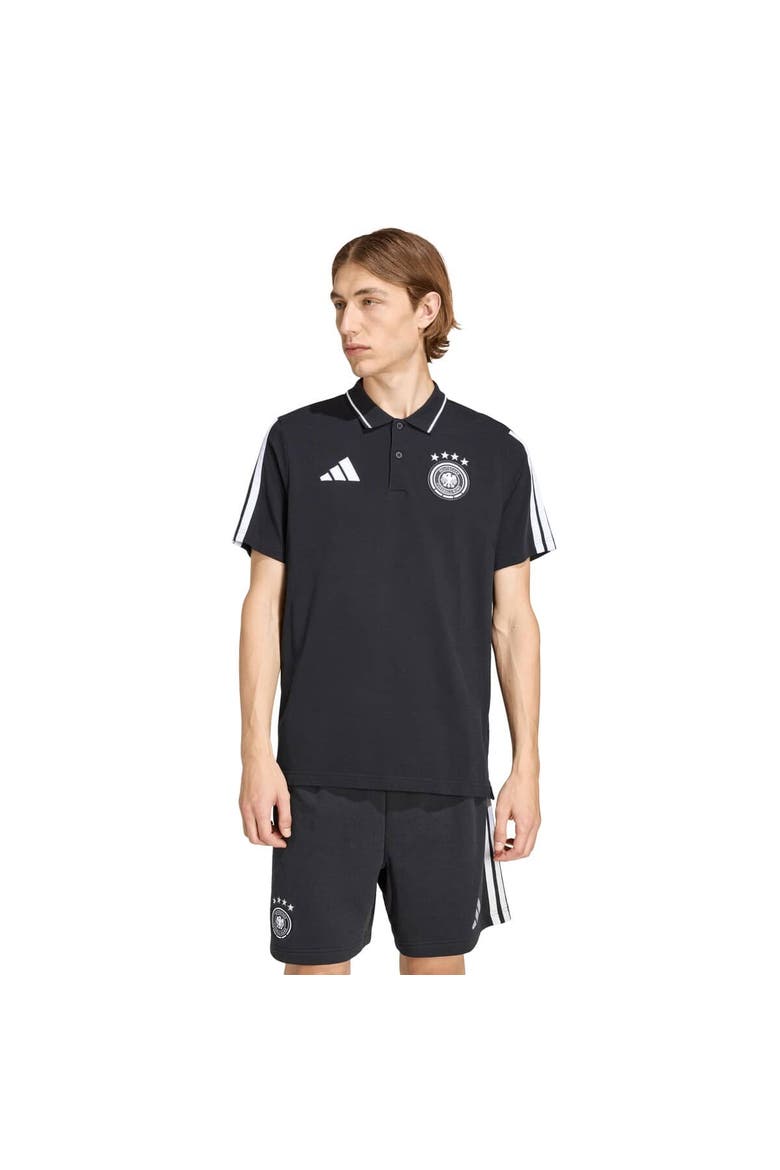 Men's adidas  Black Germany National Team FIFA x World Cup Alphaskin Polo, Main, color, Black