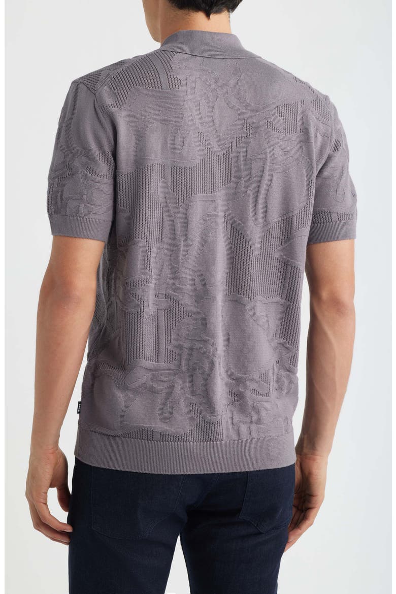 C-Noy Texture Camp Shirt, Alternate, color, MEDIUM PURPLE