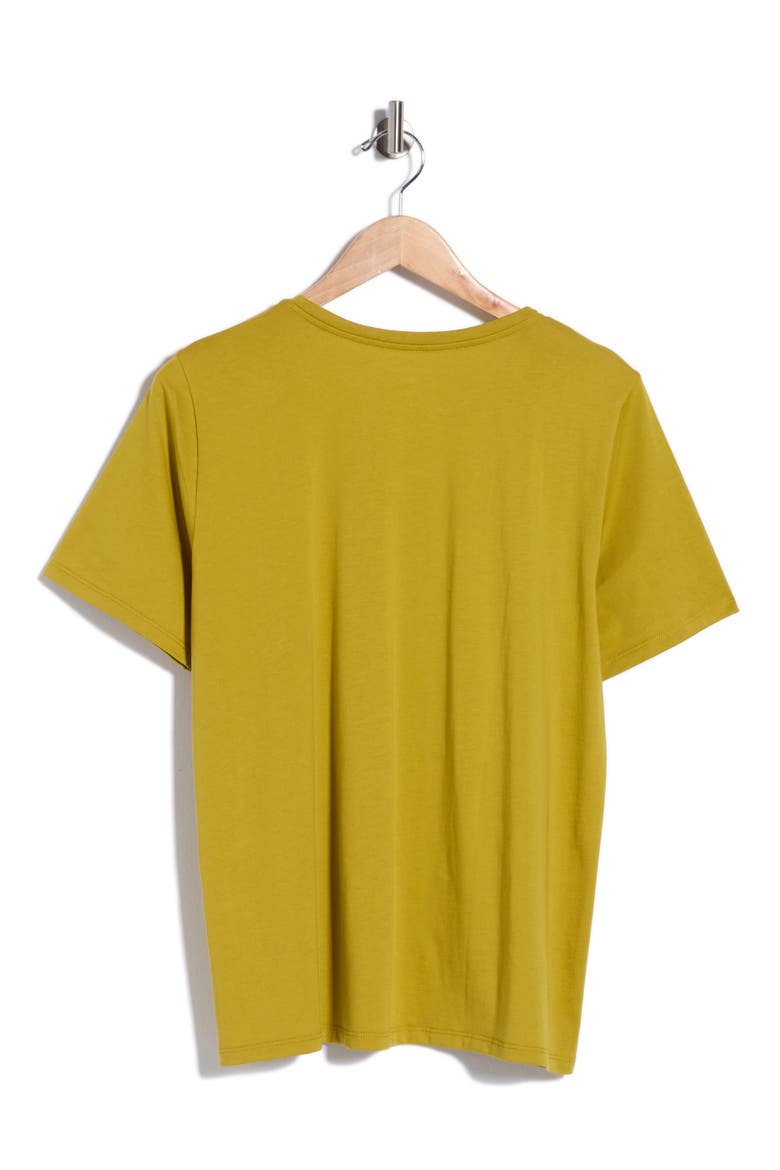 Organic Cotton T-Shirt, Alternate, color, GOLDEN PEAR