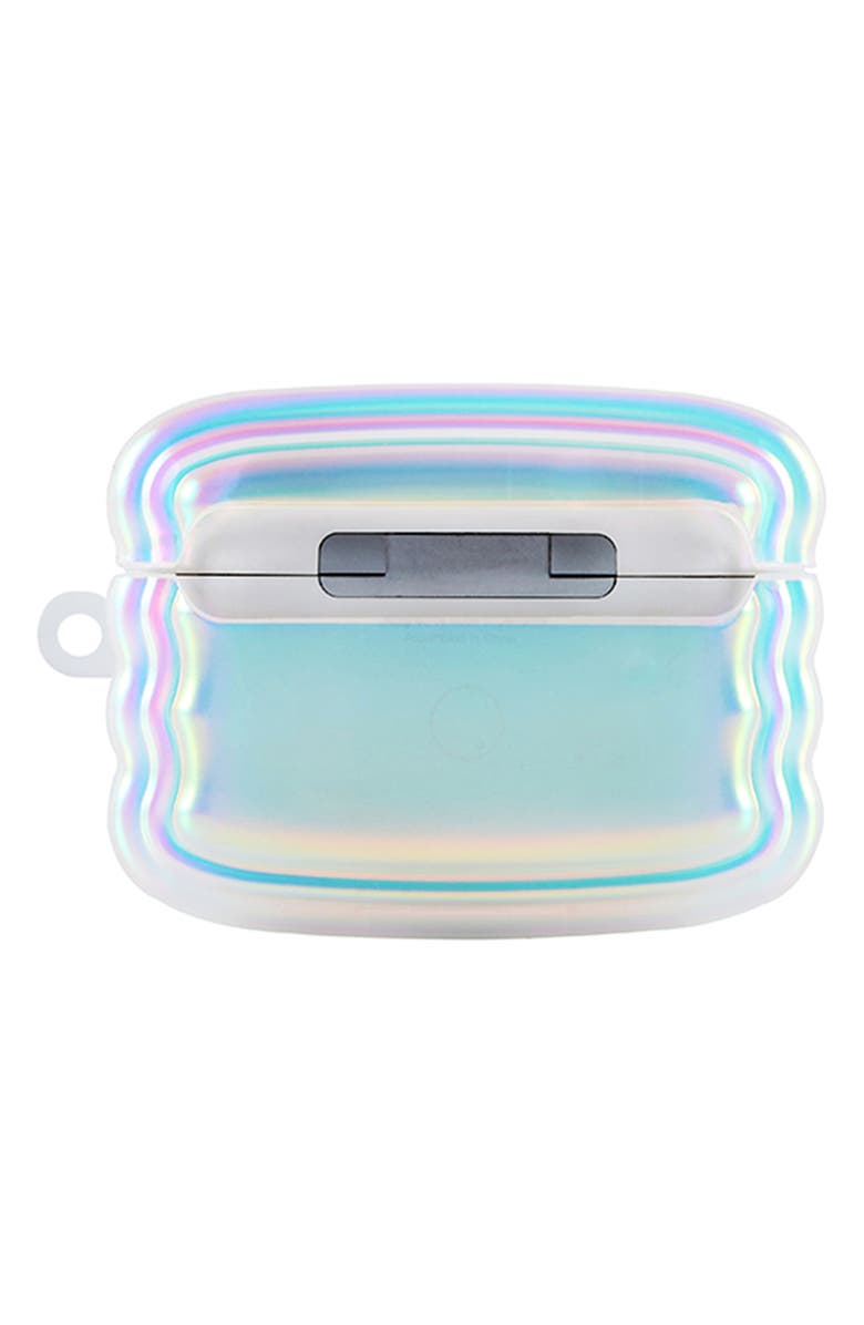 Auramma Radiant Wavy AirPods Pro Case, Alternate, color, Clear