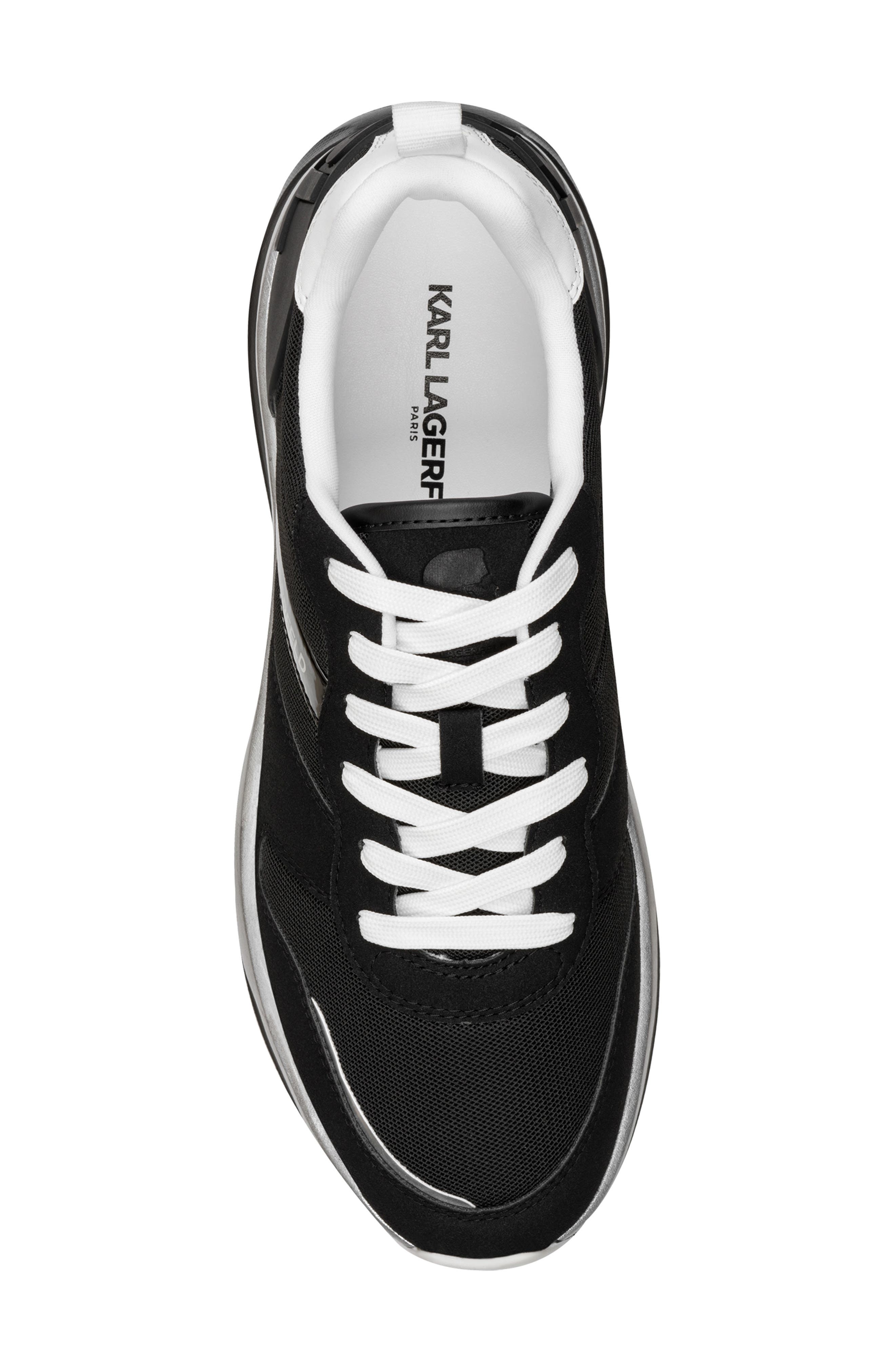 KARL LAGERFELD PARIS Galvian Sneaker, Alternate, color, Black