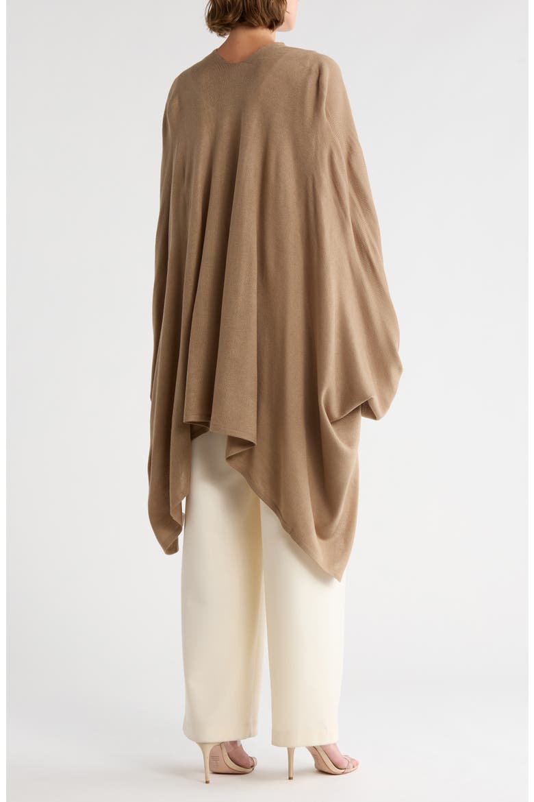 Easy Lightweight Ruana, Alternate, color, TAN