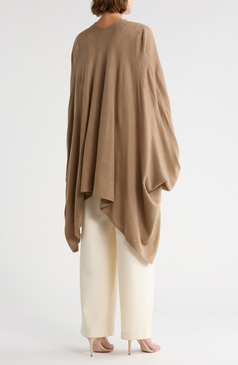 NORDSTROM RACK Easy Lightweight Ruana, Alternate, color, Tan