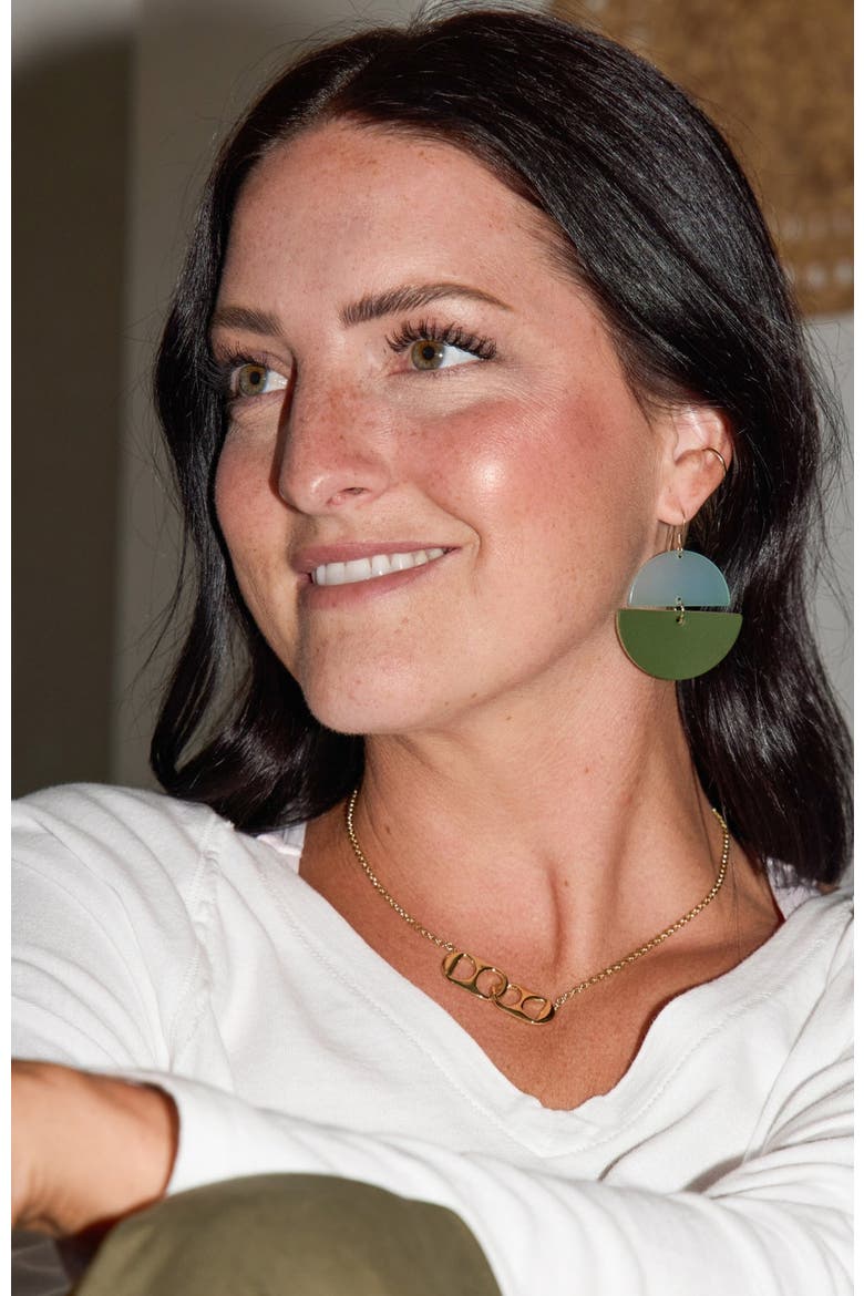 Soda Tab Necklace, Alternate, color, Silver