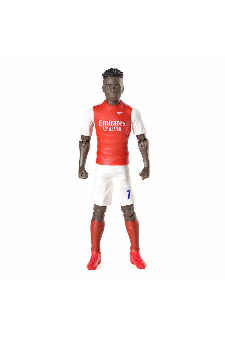 SOCKERS Arsenal F.C. Bukayo Saka 8" Collectible Soccer Action Figure, Alternate, color, Red