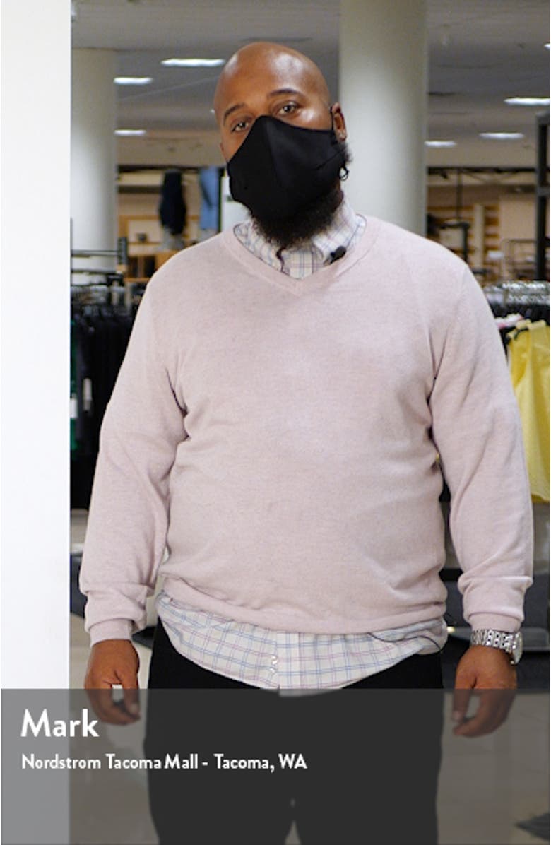 Men's Shop Non-Iron Athletic Fit Textured Pants, sales video thumbnail