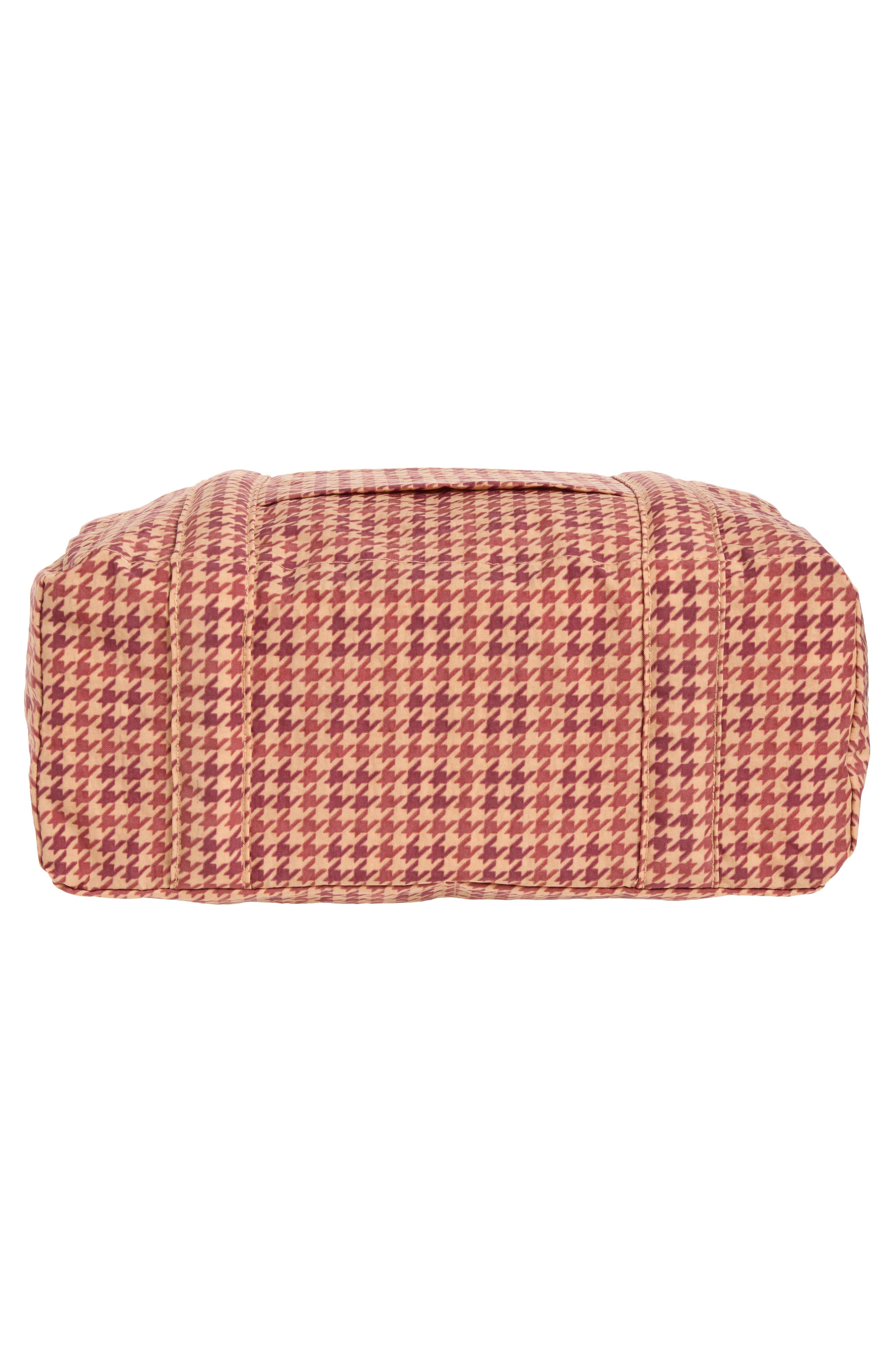 Small Cloud Carry-On Bag, Alternate, color, TAN HOUNDTOOTH
