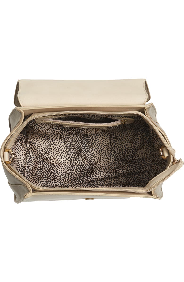 Sole Society Kenyon Faux Leather Satchel, Alternate, color,