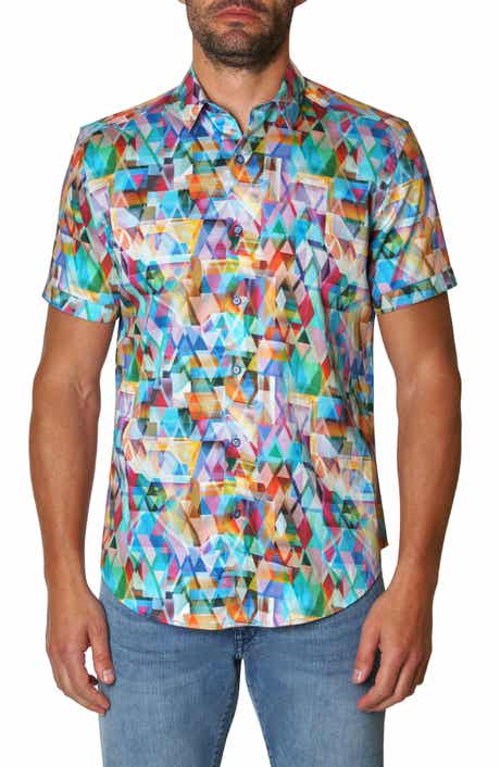 Robert Graham Multi Geo Print Short Sleeve Shirt
