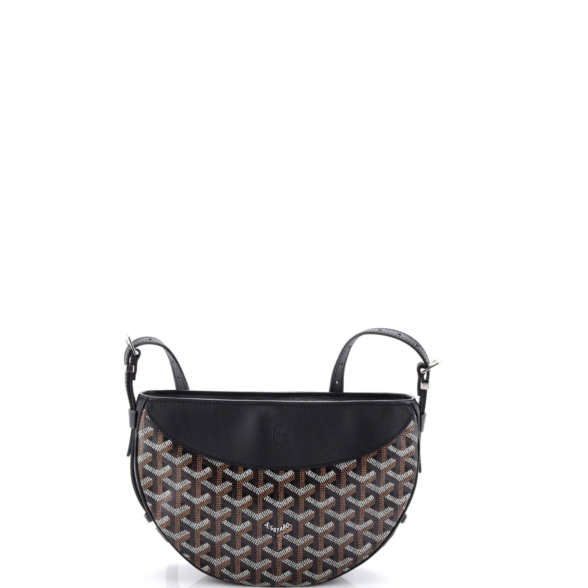 Pre-Owned Goyard Hirondelle Shoulder Bag Coated Canvas and Leather, Alternate, color, 