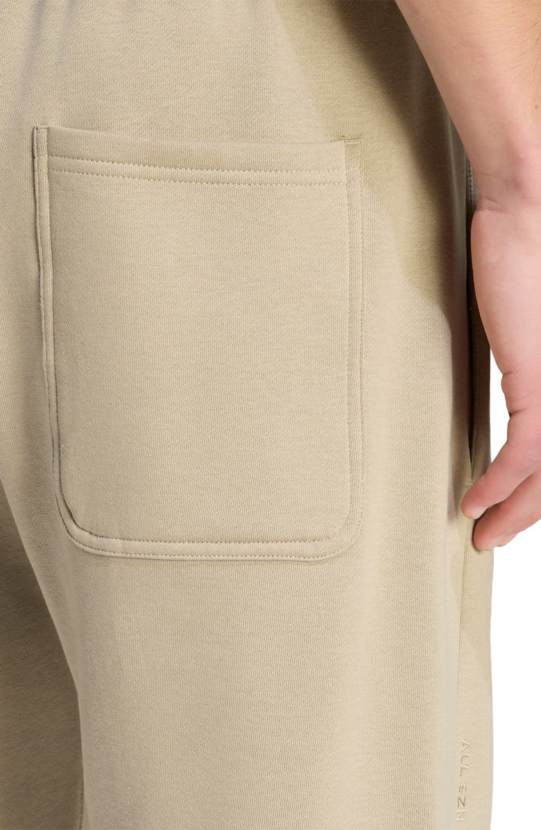 adidas ALL SZN Fleece Regular Tapered Pants, Alternate, color, Wonder Cargo