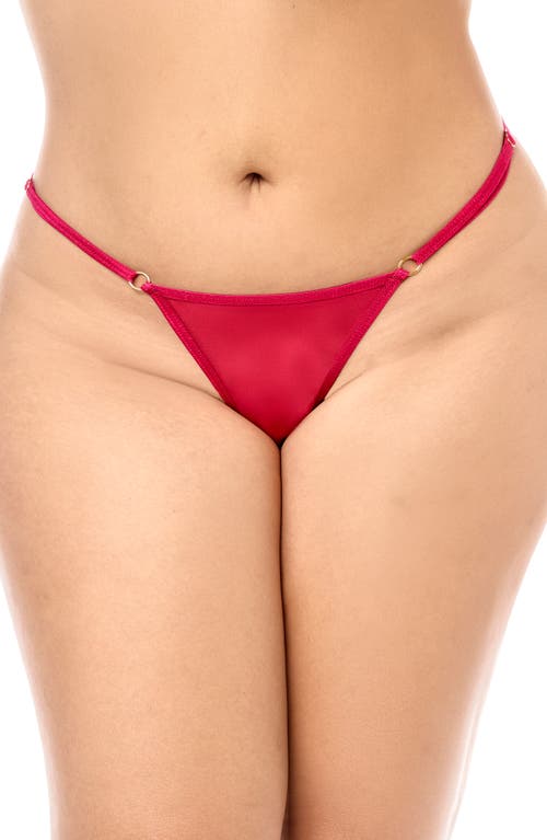 Mapalé Mapale Babydoll Chemise & G-string Set In Pink
