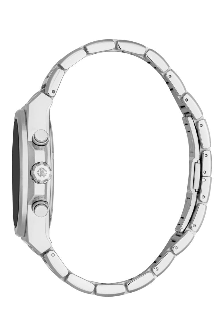Dominio Bracelet Watch, 44mm, Alternate, color, SILVER