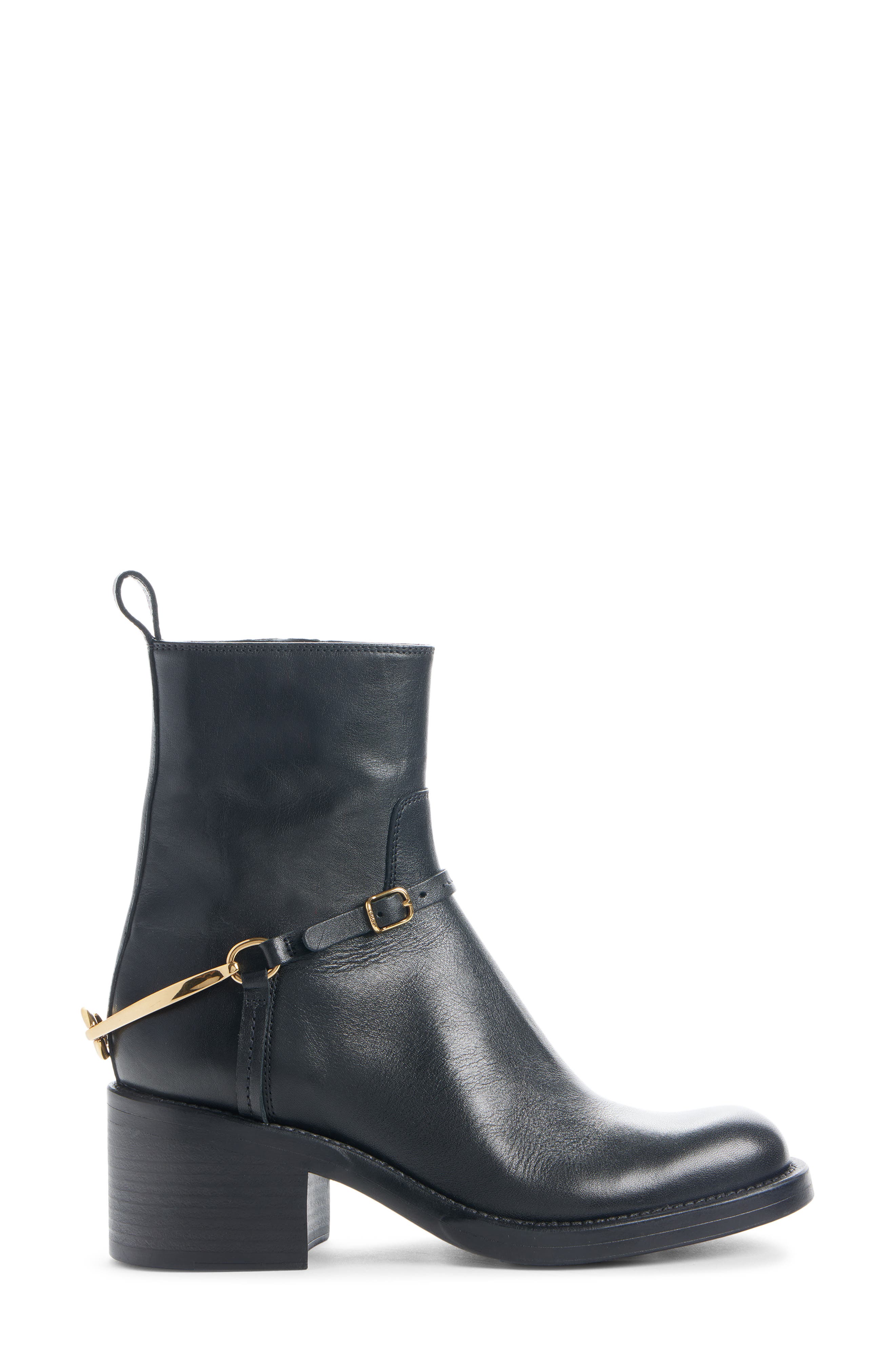 Chloé Dakota Ankle Boot, Alternate, color, Black