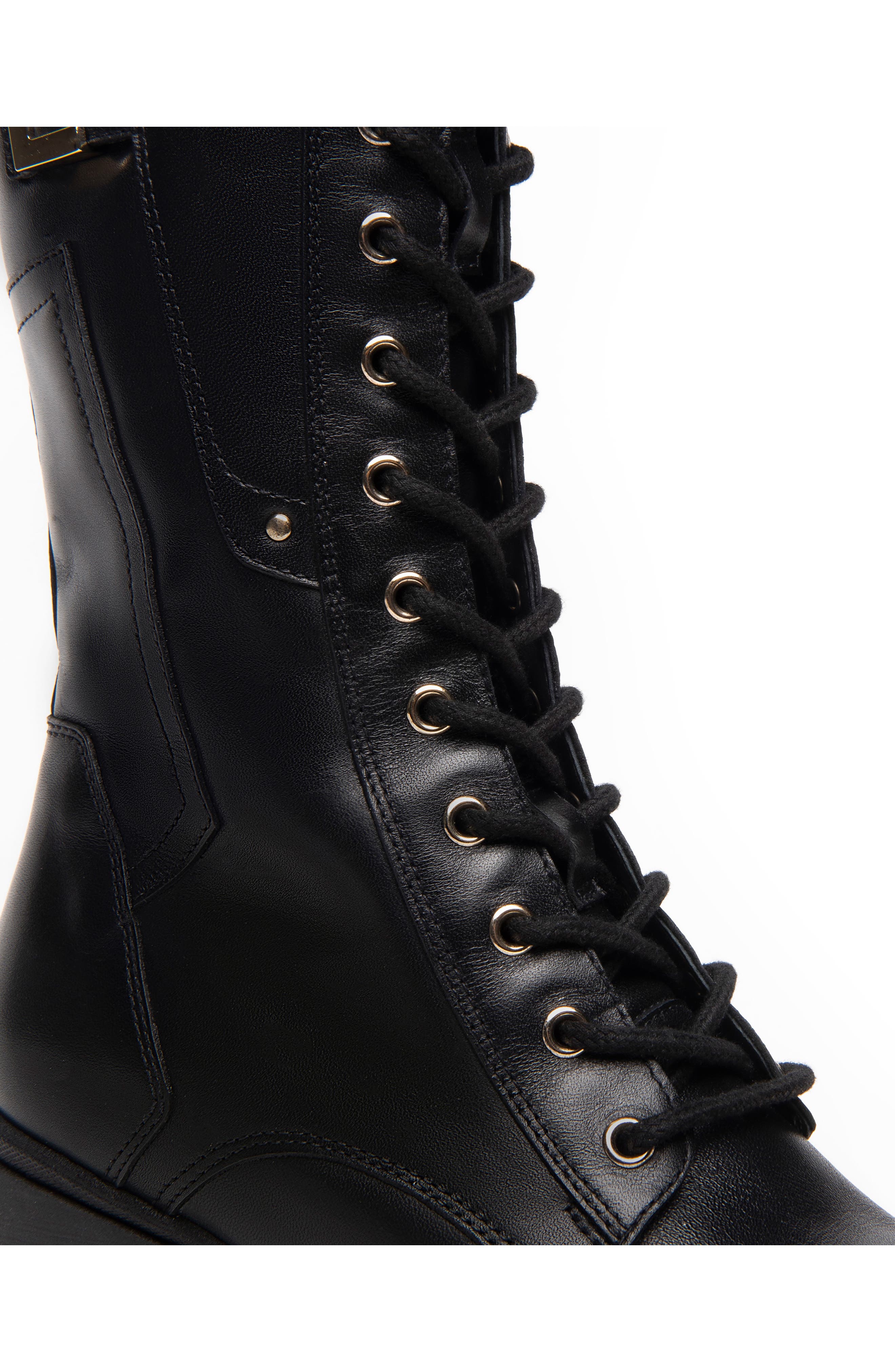 NeroGiardini Moto Platform Boot, Alternate, color, Black