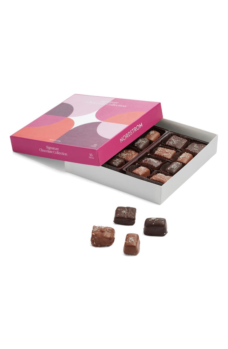Nordstrom 16-Piece Sea Salt Chocolate Gift Set, Main, color, Chocolate