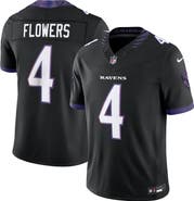 Nike Men's Nike Zay Flowers Black Baltimore Ravens Alternate Alternate Vapor F.U.S.E. Stitched Limited Jersey
