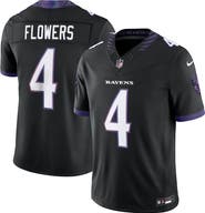 Nike Men's Nike Zay Flowers Black Baltimore Ravens Alternate Alternate Vapor F.U.S.E. Stitched Limited Jersey