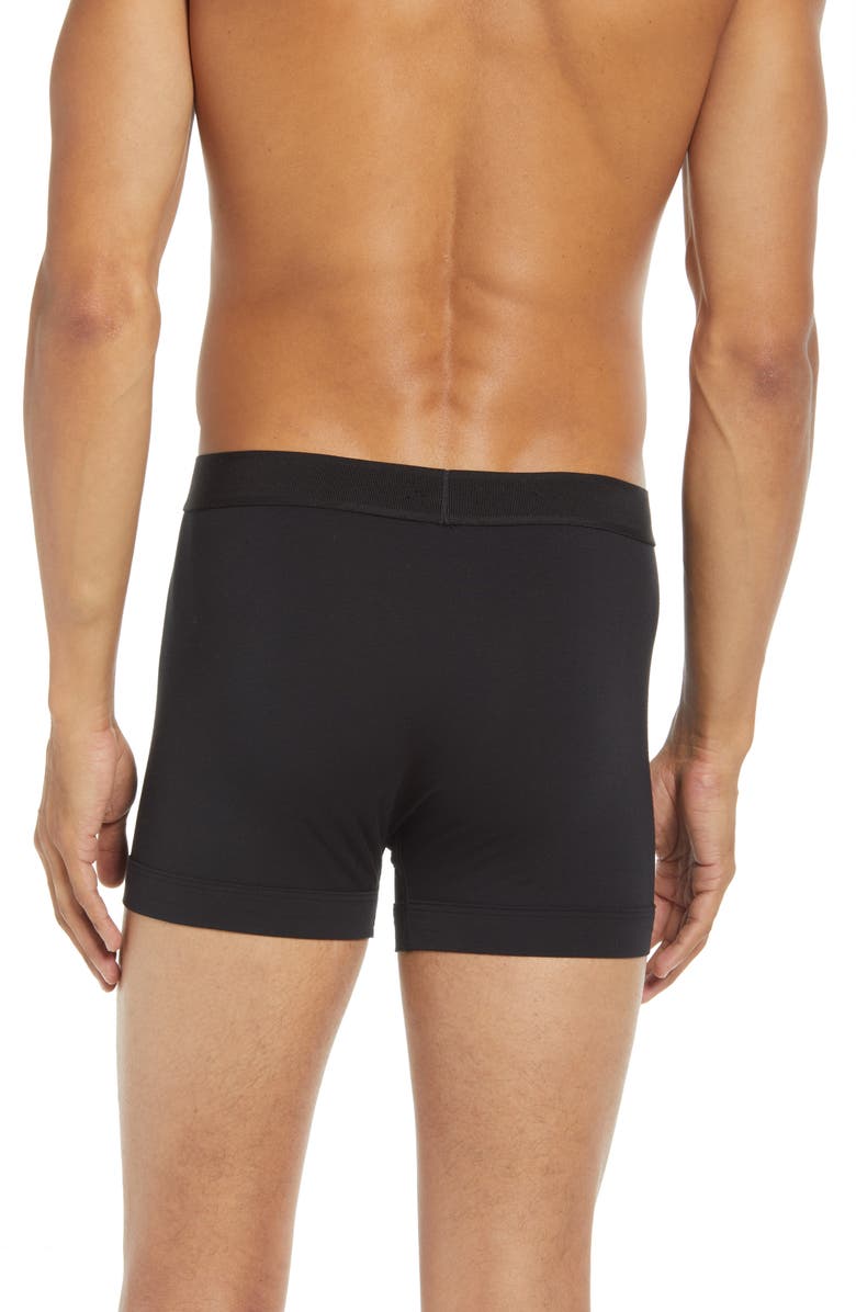 TOM FORD 2-Pack Stretch Cotton & Modal Jersey Boxer Briefs, Alternate, color, Black