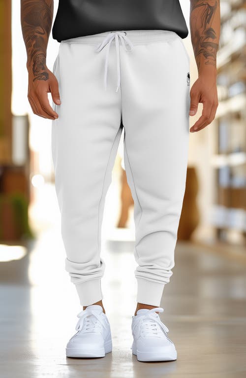 Dalix Astronaut Jogger Sweatpant In White