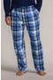  Muted Cobalt Blue Plaid